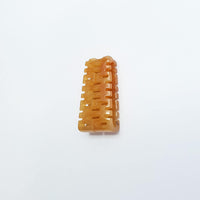 Translucent Brilliant Orangey Jadeite "Double Happiness" Pendant 2