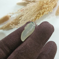 Good Translucent Icy Yellow with Green Jadeite "Auspicious Chilli" Pendant (JAB002844) 4