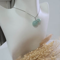 Translucent Light Green Jadeite "Auspicious Hulu" Pendant (JAB003597) 6