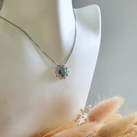 Highly Translucent Icy Jewel Blue Jadeite “Bohemian” pendant (JAB004171) 6