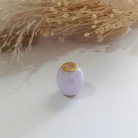 Translucent Pinkish Jadeite "Golden Barrel" Pendant (JAB004744) 4
