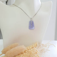 Translucent Brilliant Lavender Jadeite “Petal of the Sky” pendant (JAB005388) 9