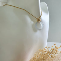 Highly Translucent Icy Jadeite "Le Blossom" Pendant (JAB005807) 6