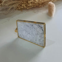 Highly Translucent Icy Black Jadeite "Trapezoid" Pendant (JAB005921) 3