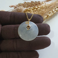 Highly Translucent Icy Jadeite “Moneybag” Pendant (JAB005951) 1