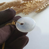 Highly Translucent Icy Jadeite “Moneybag” Pendant (JAB005951) 6