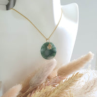 Good Translucency Icy Flower Green Jadeite "Icy Money Bag" Pendant (JAB005955) 6