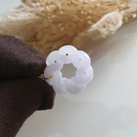 Translucent Lavender Jadeite “Eternity Knot” Pendant (JAB006606) 4