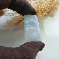 Good Translucency Icy Lavender Jadeite “Joyful Bloom” Pendant (JAB006630) 3