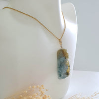 Good Translucency Icy Yellow and Bluish Green Jadeite “Joyful Bloom” Pendant (JAB006631) 10