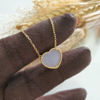 Translucent Brilliant Lavender Jadeite “My Love” pendant (JAB006768) 4