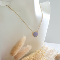 Translucent Brilliant Lavender Jadeite “My Love” pendant (JAB006768) 8