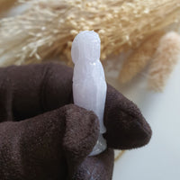 Translucent Lavender Jadeite "Goddess of Mercy" Pendant (JAB006968) 5