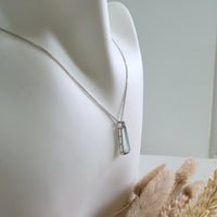 Highly Translucent Icy Light Blue Jadeite “Icy Trapezoid” Pendant (JAB007179) 7