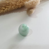 Translucent Icy Green Jadeite "Barrel" Pendant (JAB007264) 7