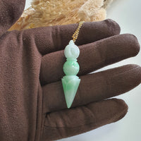 Translucent Apple Green Jadeite "Auspicious Kila" Pendant (JAB007315) 1