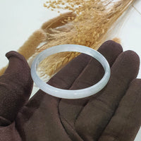 Highly Translucency Icy Jadeite Bangle (JAC002615) 1