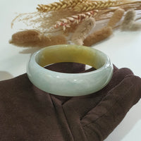 Translucent Brilliant Yellow Jadeite “Golden Whisper of Spring” Bangle (JAC002651) 6