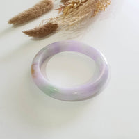 Translucent Brilliant “Imperial Tricolour Scenery” Jadeite Bangle (JAC003358) 10