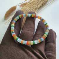 Multi-colours Jadeite “The Rainbow” Beads Bracelet (JAC003388) 1