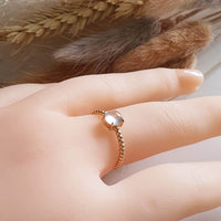 Glassy Translucent Jadeite Cabochon Ring (JAD000572) 5
