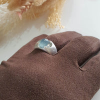 Highly Translucent Icy Light Blue Jadeite "Icy Blue Dew" Ring (JAD001011) 6