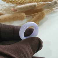 Translucent Brilliant Lavender Jadeite Abacus Ring (JAD001208) 4