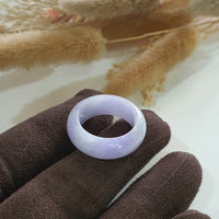 Translucent Brilliant Lavender Jadeite Abacus Ring (JAD001208) 6