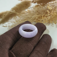 Translucent Brilliant Lavender Jadeite Abacus Ring (JAD001319) 10