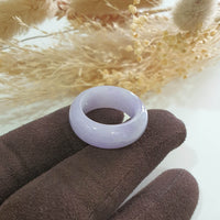 Translucent Brilliant Lavender Jadeite Abacus Ring (JAD001319) 3
