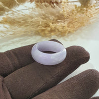 Translucent Brilliant Lavender Jadeite Abacus Ring (JAD001319) 6