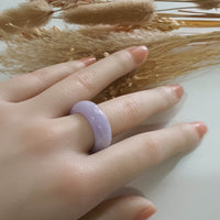 Translucent Brilliant Lavender Jadeite Abacus Ring (JAD001319) 8