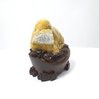 Translucent Golden Yellow "Five Mouses" Ornament (JAM000205) 3