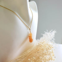 Translucent Brilliant Light Orange Jadeite "Rabbit of Wealth" Pendant (JAM000412) 5