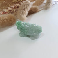 Translucent Icy Green Jadeite “Dragon Tortoise” (JAM000457) 2