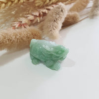 Translucent Icy Green Jadeite “Dragon Tortoise” (JAM000457) 4