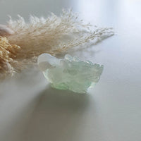 Good Translucency Light Green Jadeite "Auspicious Dragon” Pendant (JAM000459) 1