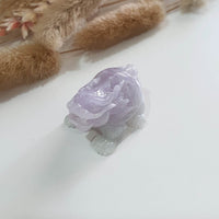 Translucent Icy Lavender Jadeite “Dragon Tortoise” (JAM000671) 5