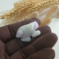 Translucent Icy Lavender Jadeite “Dragon Tortoise” (JAM000671) 7
