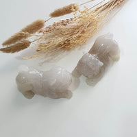 Good Translucency Icy Jadeite "Companions through Life" Ornament (JAM000910) 9