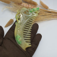 Translucent Duo colour Jadeite “Comb of Celestial Union” (SJK000099) 9