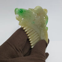Translucent Duo colour Jadeite “Comb of Celestial Union” (SJK000099) 6