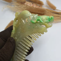 Translucent Duo colour Jadeite “Comb of Celestial Union” (SJK000099) 7