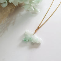 Translucent Green Jadeite "Auspicious Dragon” Pendant (JAB006621)