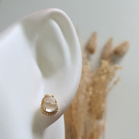 Highly Translucent Icy Jadeite “Hulu - Calabash” Earrings (JAA001676) 10