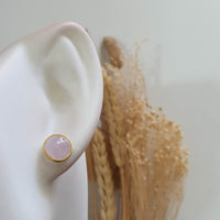 Translucent Icy Lavender Jadeite “Asymmetry of Wisteria” Earrings (JAA001998) 10