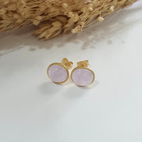 Translucent Icy Lavender Jadeite “Asymmetry of Wisteria” Earrings (JAA001998) 6