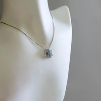 Highly Translucent Icy Jewel Blue Jadeite “Bohemian” pendant (JAB004171) 7