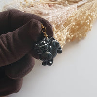 Black Jadeite "Auspicious Wealth Pixiu" (JAB004402) 3