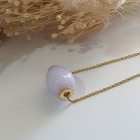 Translucent Pinkish Jadeite "Golden Barrel" Pendant (JAB004744) 5